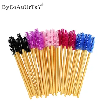 Gold Handle Nylon Brushes Eyelash Extension Eyelashes Mascara Wands Applicator Makeup Brushes 200pcs Wholesale
Gold Handle Nylon Brushes Eyelash Extension Eyelashes Mascara Wands Applicator Makeup Brushes 200pcs Wholesale