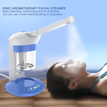 

Facial Steamer Ionic Spraying Machine Aroma Hot Steamer Mist Ozone Sprayer Humidifier 360 Thermal Spray for Spa Use Face Care US