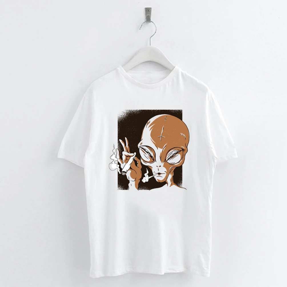 Qlychee Harajuku Alien Print Female T Shirts Top Tees Crew Neck Short Sleeve Summer Spring Loose Women T-shirts T Shirt
Qlychee Harajuku Alien Print Female T Shirts Top Tees Crew Neck Short Sleeve Summer Spring Loose Women T-shirts T Shirt