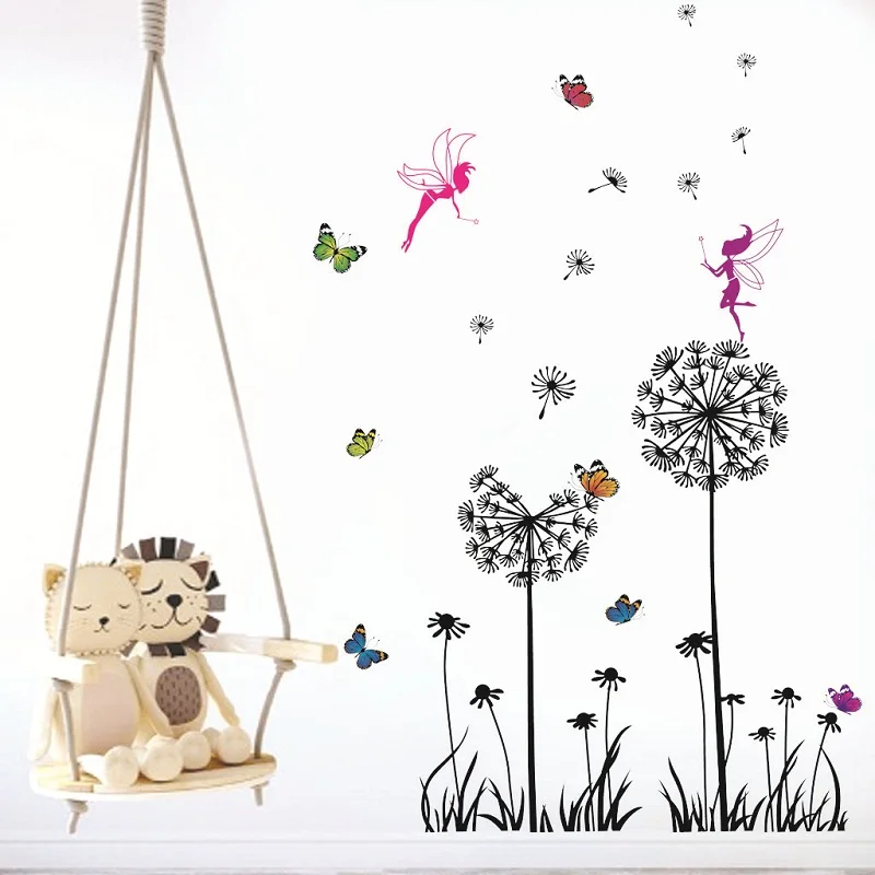 DIY Cartoon Wall Stickers Romance Dandelion Flower Fairy Wall Sticker Room Decoration Removable Wall Poster Mural #Z
DIY Cartoon Wall Stickers Romance Dandelion Flower Fairy Wall Sticker Room Decoration Removable Wall Poster Mural #Z