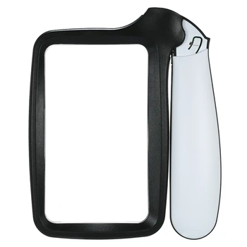 2X Handheld Folding Magnifier With 5 Led Light Hd Acrylic Square Magnifying Glass For Elderly Reading Newspaper Looking Watchi
2X Handheld Folding Magnifier With 5 Led Light Hd Acrylic Square Magnifying Glass For Elderly Reading Newspaper Looking Watchi