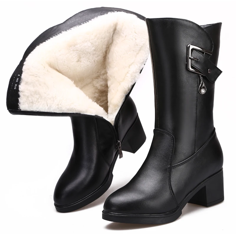 ZXRYXGS Brand Boots Women Shoes Knight Boots 2018 New Warm Comfort Wool Winter Shoes Snow Boots Thick Heel Real Leather Boots
ZXRYXGS Brand Boots Women Shoes Knight Boots 2018 New Warm Comfort Wool Winter Shoes Snow Boots Thick Heel Real Leather Boots