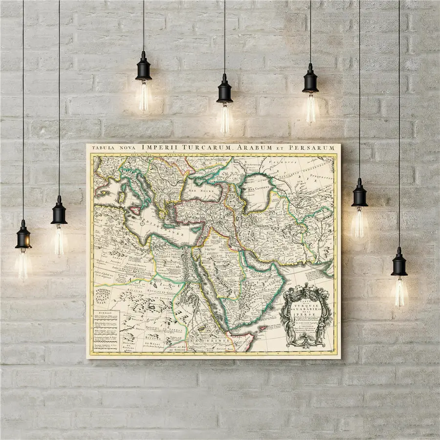 ARABIAN PENINSULA Map Vintage Poster Retro Canvas Print Wall Sticker Home Decoration Bar Living Room Classic Painting
ARABIAN PENINSULA Map Vintage Poster Retro Canvas Print Wall Sticker Home Decoration Bar Living Room Classic Painting