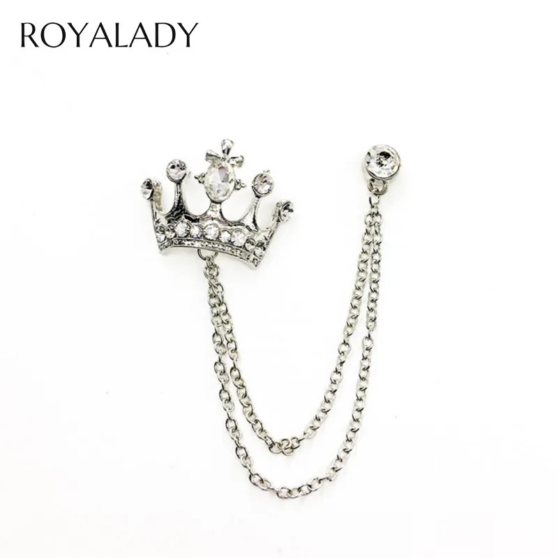 Crystal Crown Queen For Men Women 2019 New Fashion Tassel Brooch Pin Badge Corsage For Shirt Collar Clothing Accessories Gifts
Crystal Crown Queen For Men Women 2019 New Fashion Tassel Brooch Pin Badge Corsage For Shirt Collar Clothing Accessories Gifts