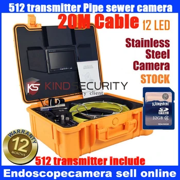 20M(66ft) Waterproof 7"Montor Sewer Camera Pipeline Drain Pipe Inspection System with 512HZ Sonda Transmitter Locator
20M(66ft) Waterproof 7"Montor Sewer Camera Pipeline Drain Pipe Inspection System with 512HZ Sonda Transmitter Locator
