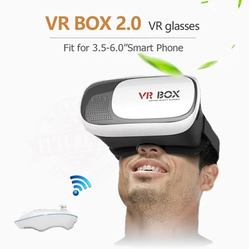 VRBOX Google cardboard HeadMount VR BOX 2.0 Virtual 3D Glasses for 3.5