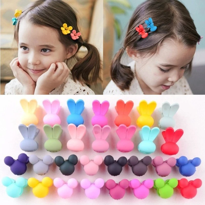 30pcs/Bag Random Color Cute Candy Colors Small Plastic Hair Clips Mini Rabbit Girls Hair Claws Children Solid Hair Accessories
30pcs/Bag Random Color Cute Candy Colors Small Plastic Hair Clips Mini Rabbit Girls Hair Claws Children Solid Hair Accessories