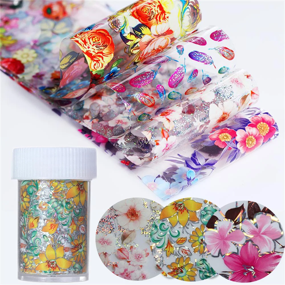 1Pcs 4*100cm Nail Art Transfer Foils Flowers Design Full Wraps Sliders Decal Quick Art Film Nail Foil Polish Adhesive Sticker
1Pcs 4*100cm Nail Art Transfer Foils Flowers Design Full Wraps Sliders Decal Quick Art Film Nail Foil Polish Adhesive Sticker