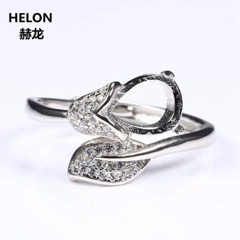 Sterling Silver 925 White Gold Color Engagement Wedding Semi Mount Crystal Ring 6.5x8.5mm Pear Cabochon Amber Agate Setting
Sterling Silver 925 White Gold Color Engagement Wedding Semi Mount Crystal Ring 6.5x8.5mm Pear Cabochon Amber Agate Setting