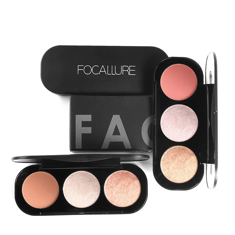 3 Colors Blush Highlighter Palette Shimmer Bronzers Powder Illuminated Blusher Palette Face Contour Makeup Cosmetic Beauty Tool
3 Colors Blush Highlighter Palette Shimmer Bronzers Powder Illuminated Blusher Palette Face Contour Makeup Cosmetic Beauty Tool