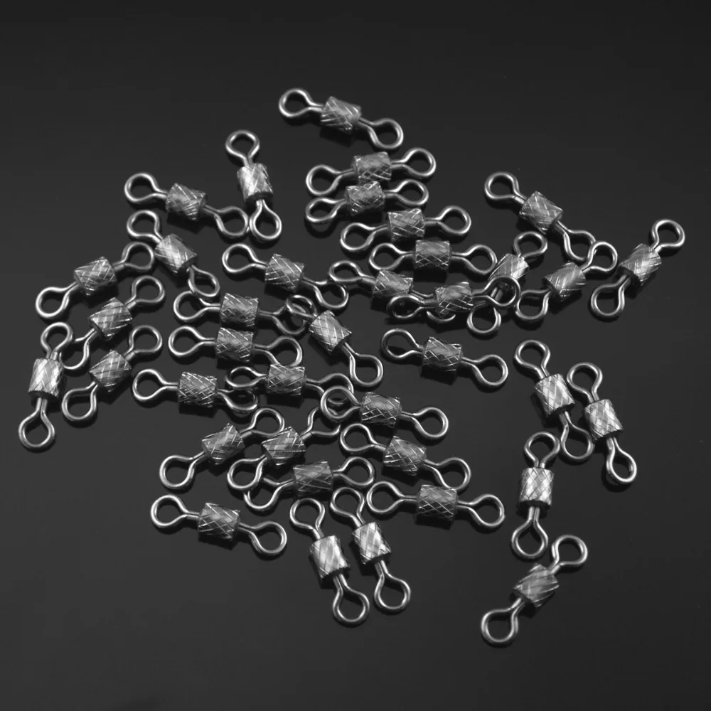 MNFT 200Pcs American Rolling Swivel High Carbon Stainless Steel Material Fishing Hook Lure Connector 24MM Length Wholesale Price
MNFT 200Pcs American Rolling Swivel High Carbon Stainless Steel Material Fishing Hook Lure Connector 24MM Length Wholesale Price