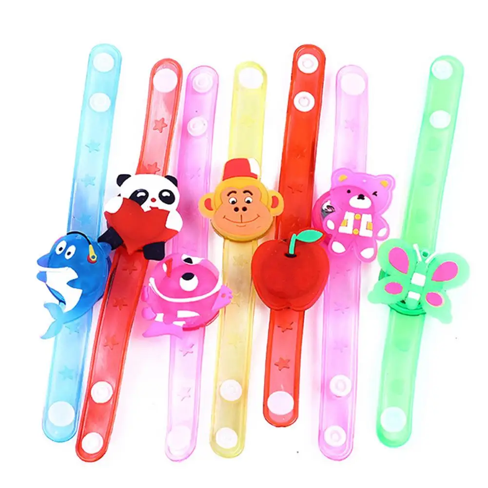 Cute Flexible Slap Wrap Animals Bracelet Wristband Children's Cartoon Wristband Glowing Flash Bracelet Children's Gift
Cute Flexible Slap Wrap Animals Bracelet Wristband Children's Cartoon Wristband Glowing Flash Bracelet Children's Gift