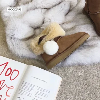 In 2019, Europe's latest high-quality snow boots, real sheepskin, 100% natural wool, women's boots, two colors, free delivery
In 2019, Europe's latest high-quality snow boots, real sheepskin, 100% natural wool, women's boots, two colors, free delivery