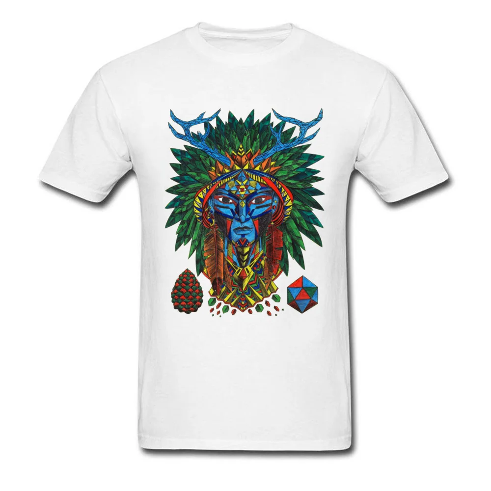 Chaman Funny Tops Shirt Short Sleeve for Men Cotton Lovers Day Round Neck T-Shirt Crazy Tshirts On Sale Free Shipping Chaman white