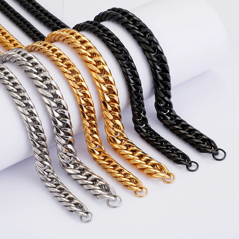 9/11mm Titanium Stainless Curb Cuban Link Chains Necklaces For Men Hophop Wholesale Jewelry
9/11mm Titanium Stainless Curb Cuban Link Chains Necklaces For Men Hophop Wholesale Jewelry