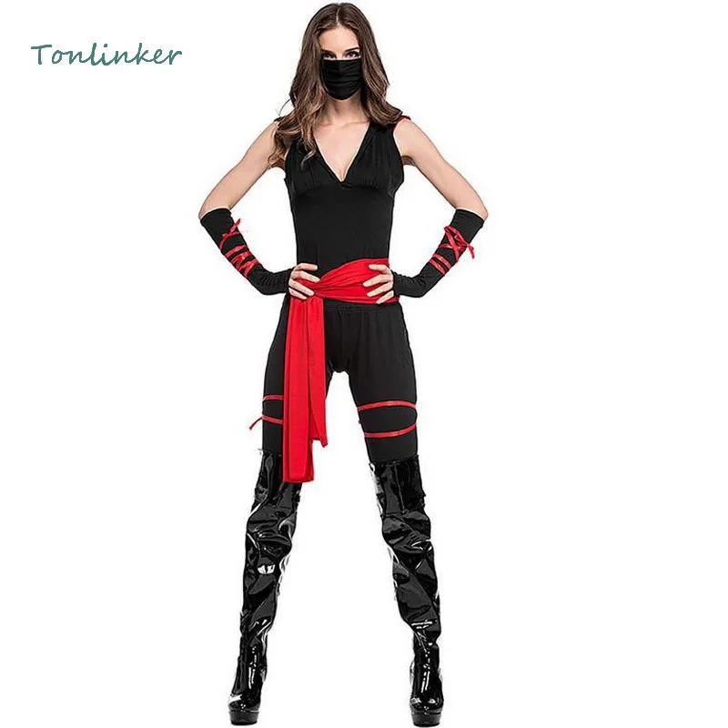 Halloween Ninja Costumes Black Cosplay Costume Assassin Costumes Adult Women Party Carnival Stage Clothes
Halloween Ninja Costumes Black Cosplay Costume Assassin Costumes Adult Women Party Carnival Stage Clothes
