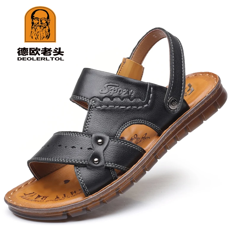 2019 Men's Genuine Leather Sandals Soft Leather Anti-Slip Summer Sandals Hand made Man Casual Sandal Shoes
2019 Men's Genuine Leather Sandals Soft Leather Anti-Slip Summer Sandals Hand made Man Casual Sandal Shoes