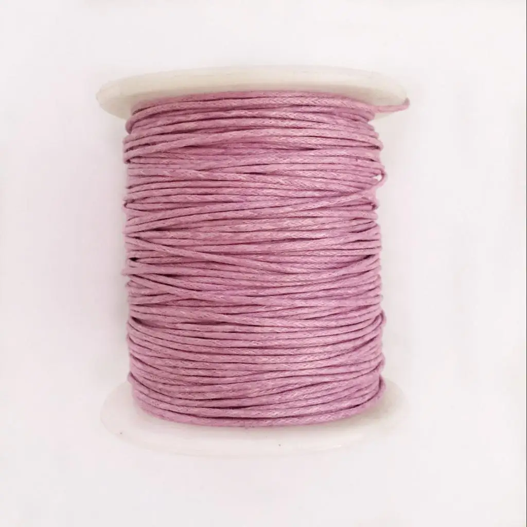 12 Rolls 80 Meters 1mm Waxed Cotton Cords Thread for DIY Bracelet Jewelry Making 12 Colors