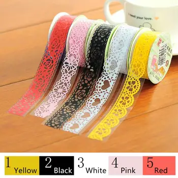 Kawaii Colorful Lace Decoration Sticker Plastic Sweet Tape for photo album Home Decoration Scrapbooking Self Adhesive Tape
Kawaii Colorful Lace Decoration Sticker Plastic Sweet Tape for photo album Home Decoration Scrapbooking Self Adhesive Tape