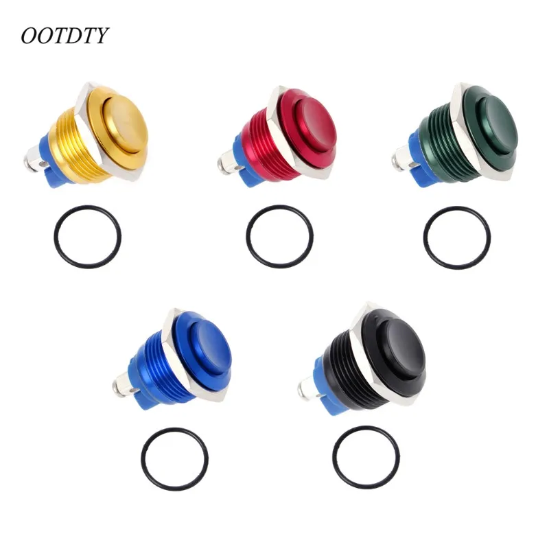 OOTDTY Car Boat 16 mm High Metal Button Switch Reset Button Switch Instantly Alumina Red Green Yellow Blue Black 3 A / 250 VDC
OOTDTY Car Boat 16 mm High Metal Button Switch Reset Button Switch Instantly Alumina Red Green Yellow Blue Black 3 A / 250 VDC
