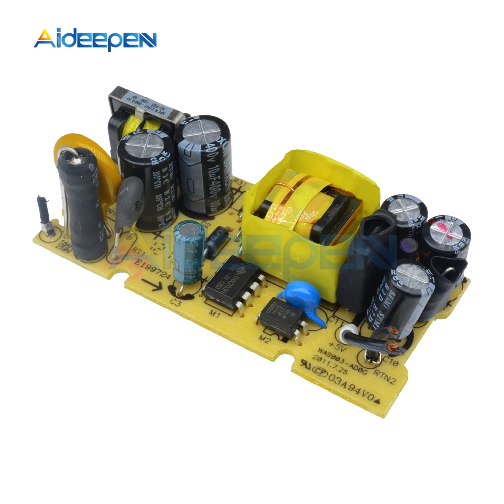 AC-DC 5V 2A 2000MA Switching Power Supply Module Overvoltage Overcurrent Short Circuit Protection DIY Switch
AC-DC 5V 2A 2000MA Switching Power Supply Module Overvoltage Overcurrent Short Circuit Protection DIY Switch