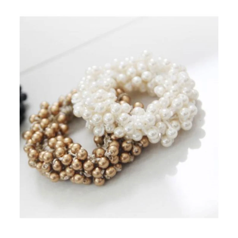 H:HYDE Fashion Women Ponytail Holder Hair Rope Pearl Elastic Hair Band Rubber Bands Ring Tie Hair Accessories Scrunchy Headbands
H:HYDE Fashion Women Ponytail Holder Hair Rope Pearl Elastic Hair Band Rubber Bands Ring Tie Hair Accessories Scrunchy Headbands