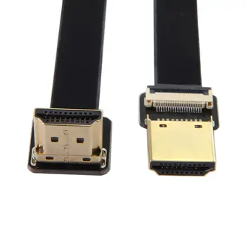 FPV FPV HDMI Male to Up Angled 90D HDMI Male HDTV FPC Flat Cable for FPV HDTV Multicopter Aerial Photography
FPV FPV HDMI Male to Up Angled 90D HDMI Male HDTV FPC Flat Cable for FPV HDTV Multicopter Aerial Photography