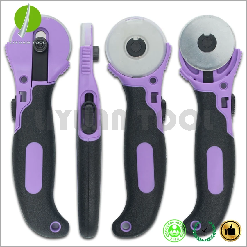 45MM Plastic Rotary Cutter Sewing Fabric Craft Quilting Cutting Tool Including 1 piece Refill blade
45MM Plastic Rotary Cutter Sewing Fabric Craft Quilting Cutting Tool Including 1 piece Refill blade
