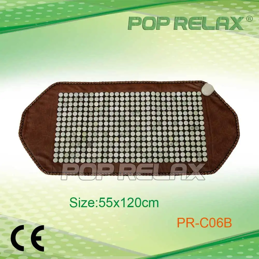 POP RELAX Negative anion electric heating jade mattress PR-C06B PVC best size 55x120cm CE
POP RELAX Negative anion electric heating jade mattress PR-C06B PVC best size 55x120cm CE