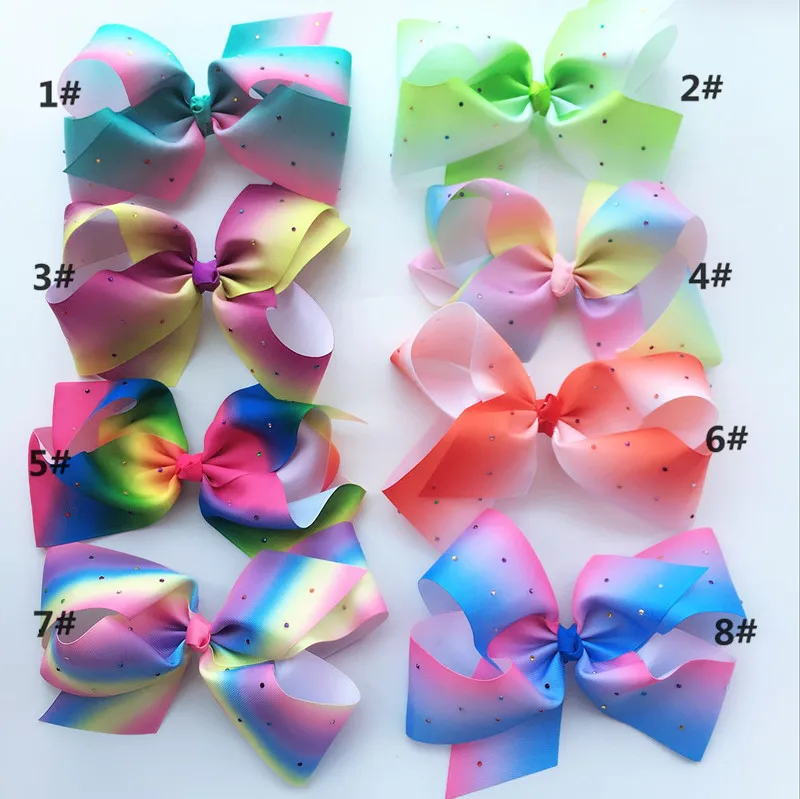 10ps/lot 8" Rainbow twist Hair Bow With alligator Clip For Girls, Boutique Rainbow Bubbles flower hair clip Hair Acceessories
10ps/lot 8" Rainbow twist Hair Bow With alligator Clip For Girls, Boutique Rainbow Bubbles flower hair clip Hair Acceessories