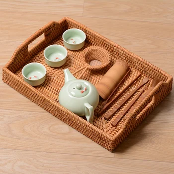 Rattan Woven Storage Fruit Basket Candy Snack Snack Plate Cutlery Tray With Breakfast Bed Bar Dinner Rectangular 14.5X10.2 Inc
Rattan Woven Storage Fruit Basket Candy Snack Snack Plate Cutlery Tray With Breakfast Bed Bar Dinner Rectangular 14.5X10.2 Inc