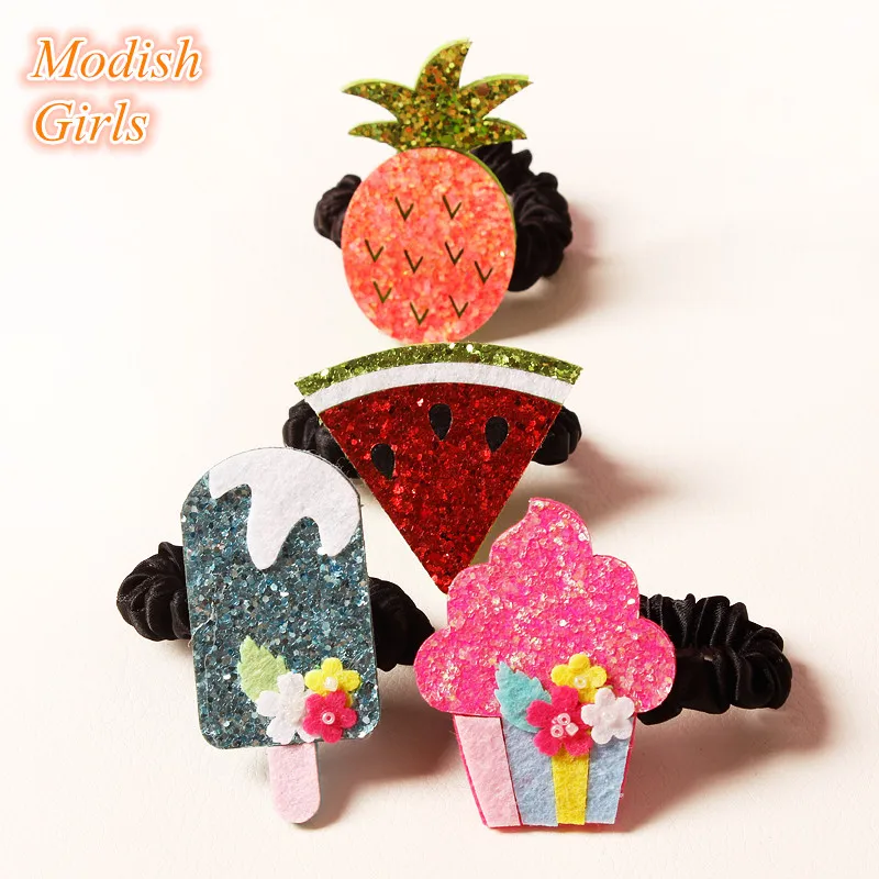 Hotsale Hair Bands 10pcs/lot Glitter Felt Shape Fruit Food Shape Watermelon Headbands Icecream Hairpins Pineapple Baby Hair Ties
Hotsale Hair Bands 10pcs/lot Glitter Felt Shape Fruit Food Shape Watermelon Headbands Icecream Hairpins Pineapple Baby Hair Ties