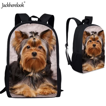 Jackherelook Cute 3D Dog/Puppy Yorkshire Terrier Print Kids Boys Girls Schoolbags Orthopedic Children Backpacks Students Satchel
Jackherelook Cute 3D Dog/Puppy Yorkshire Terrier Print Kids Boys Girls Schoolbags Orthopedic Children Backpacks Students Satchel