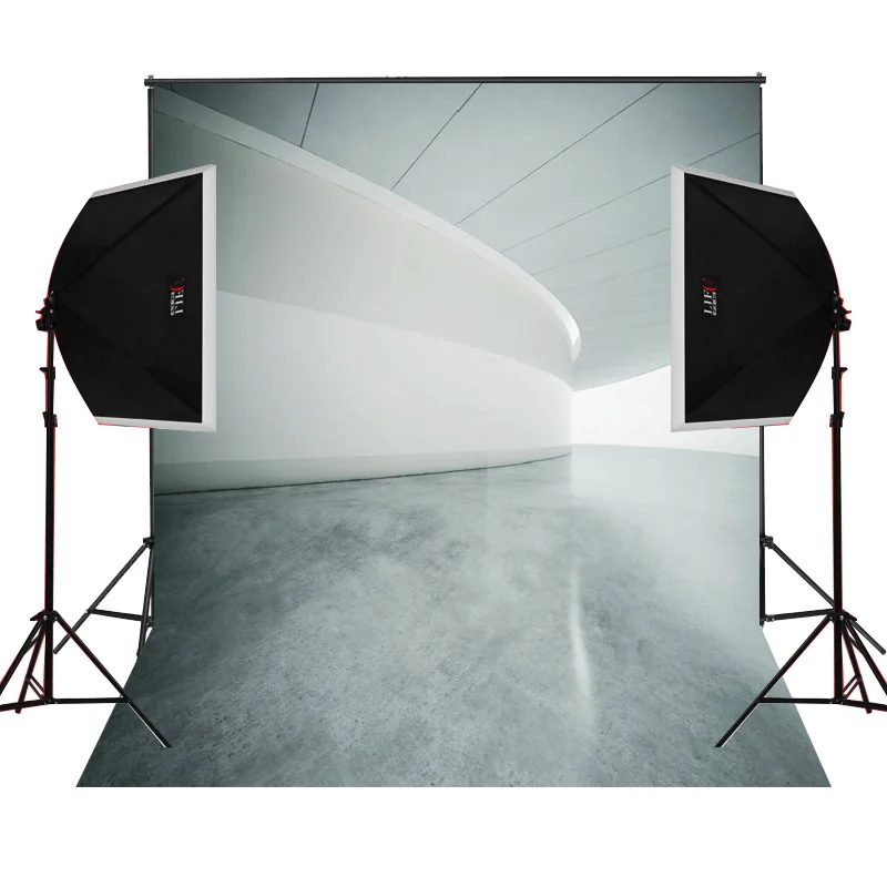 Серый круговой Wall живописные для детей фото камеры fotografica Studio винил фотографии
