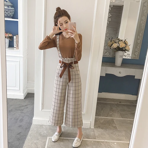 Vintage 2019 Loose Bow Two Piece Women Preppy Style Plaid High Waist 2 Pcs Set Brief Casual Fashion Damen Zweiteiler
Vintage 2019 Loose Bow Two Piece Women Preppy Style Plaid High Waist 2 Pcs Set Brief Casual Fashion Damen Zweiteiler