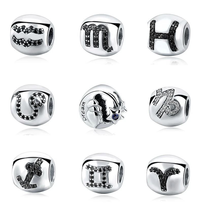 Fit Authentic bracelets silver 925 original women collect Charms Antique Beads 12 constellation European beads Jewelry Gifts
Fit Authentic bracelets silver 925 original women collect Charms Antique Beads 12 constellation European beads Jewelry Gifts
