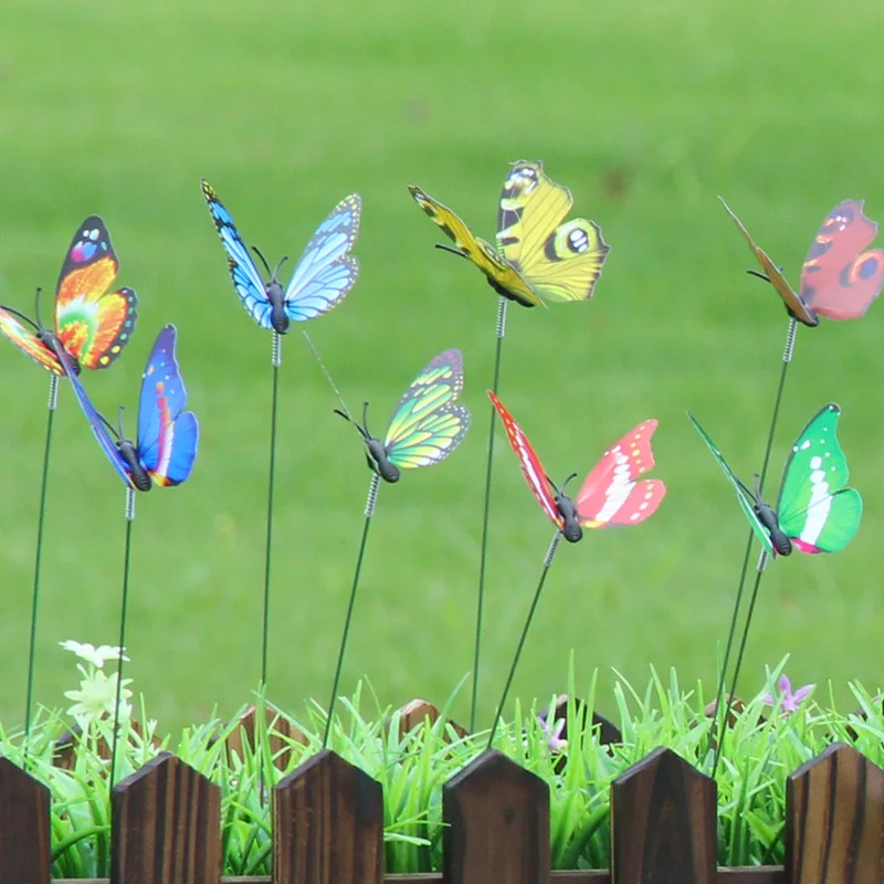 Garden Ornament Lawn Decoration 3D on Sticks Butterfly Garden Decor Lawn Craft Flowerpot Outdoor Beautiful 10 Pcs/Pack
Garden Ornament Lawn Decoration 3D on Sticks Butterfly Garden Decor Lawn Craft Flowerpot Outdoor Beautiful 10 Pcs/Pack