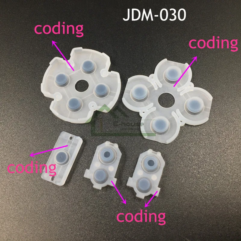 E-house 50 set for PlayStation 4 PS4 Controller JDS-030 L2 R2 button Repair Conductive Rubber Set Conductive Pad Replacement
E-house 50 set for PlayStation 4 PS4 Controller JDS-030 L2 R2 button Repair Conductive Rubber Set Conductive Pad Replacement