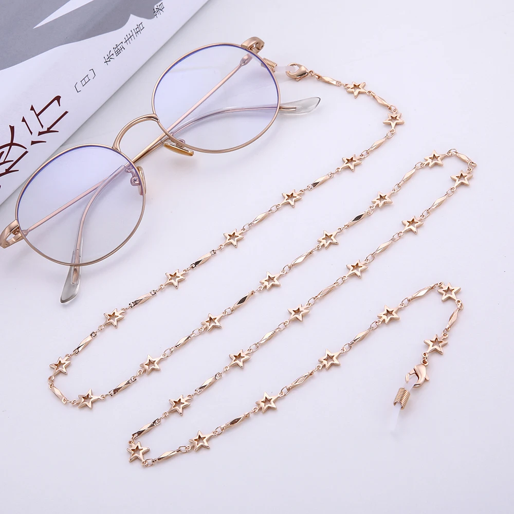 Dawapara 2019 New Pentagram Fashion Glasses Chain In Women's Eyewear Accessories Rose Gold Hear Glass Chain For Women Jewelry
Dawapara 2019 New Pentagram Fashion Glasses Chain In Women's Eyewear Accessories Rose Gold Hear Glass Chain For Women Jewelry