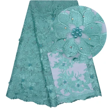 Embroidery Teal French Net Lace With Rhinestones For Women Wedding Dress High Quality Swiss French African Lace Dresses 1126B
Embroidery Teal French Net Lace With Rhinestones For Women Wedding Dress High Quality Swiss French African Lace Dresses 1126B