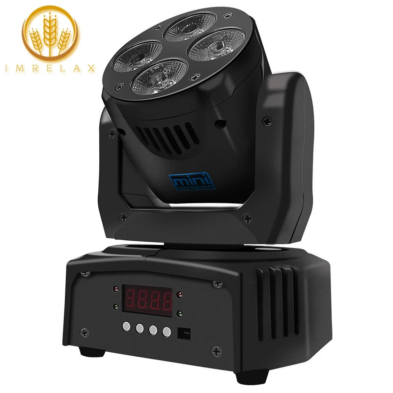 IMRELAX 4*10W RGBW 4in1 LED Moving Head Light 14/16 Channel DMX LED Wash Moving Head Stage Lighting Effect
IMRELAX 4*10W RGBW 4in1 LED Moving Head Light 14/16 Channel DMX LED Wash Moving Head Stage Lighting Effect