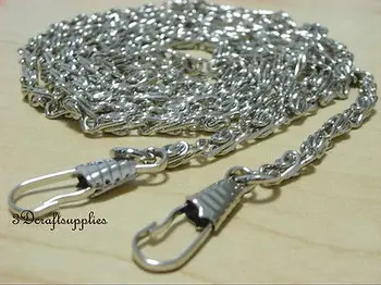Bag chain purse chain for bag metal shoulder chain cross body strap chain nickel 120 cm K88
Bag chain purse chain for bag metal shoulder chain cross body strap chain nickel 120 cm K88