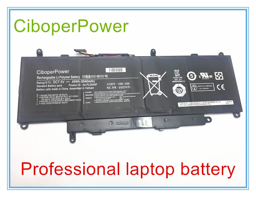 Оригинальный аккумулятор 7,5 в 49 Вт-ч, 6540 мА · ч для PRO (AA-PLZN4NP) XE700T1C Xq700t1c-a52 1588-3366
Оригинальный аккумулятор 7,5 в 49 Вт-ч, 6540 мА · ч для PRO (AA-PLZN4NP) XE700T1C Xq700t1c-a52 1588-3366