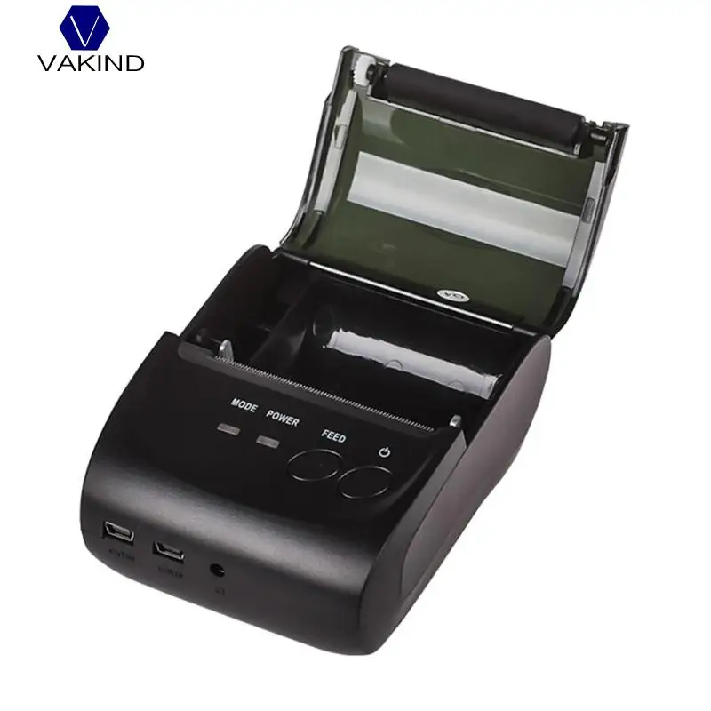 VAKIND MINI Portable Rechargeable Wireless Bluetooth POS Receipt Thermal Printer 48mm Bill Machine USB Port EU US PLUG
VAKIND MINI Portable Rechargeable Wireless Bluetooth POS Receipt Thermal Printer 48mm Bill Machine USB Port EU US PLUG