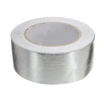 MTGATHER 48mmx25m Aluminum Reinforced Heat Shield Tape Adhesive Backed Resistant 450 Degree Top Quality
MTGATHER 48mmx25m Aluminum Reinforced Heat Shield Tape Adhesive Backed Resistant 450 Degree Top Quality