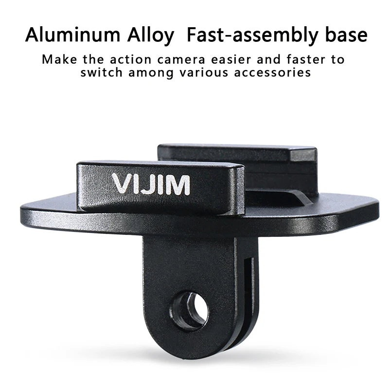 VIJIM GP-2 Quik Release Plate for Action Cameras Aluminum Quick Install Base for Gopro DJI Osmo Action SJCAM Sport Action Camera
VIJIM GP-2 Quik Release Plate for Action Cameras Aluminum Quick Install Base for Gopro DJI Osmo Action SJCAM Sport Action Camera