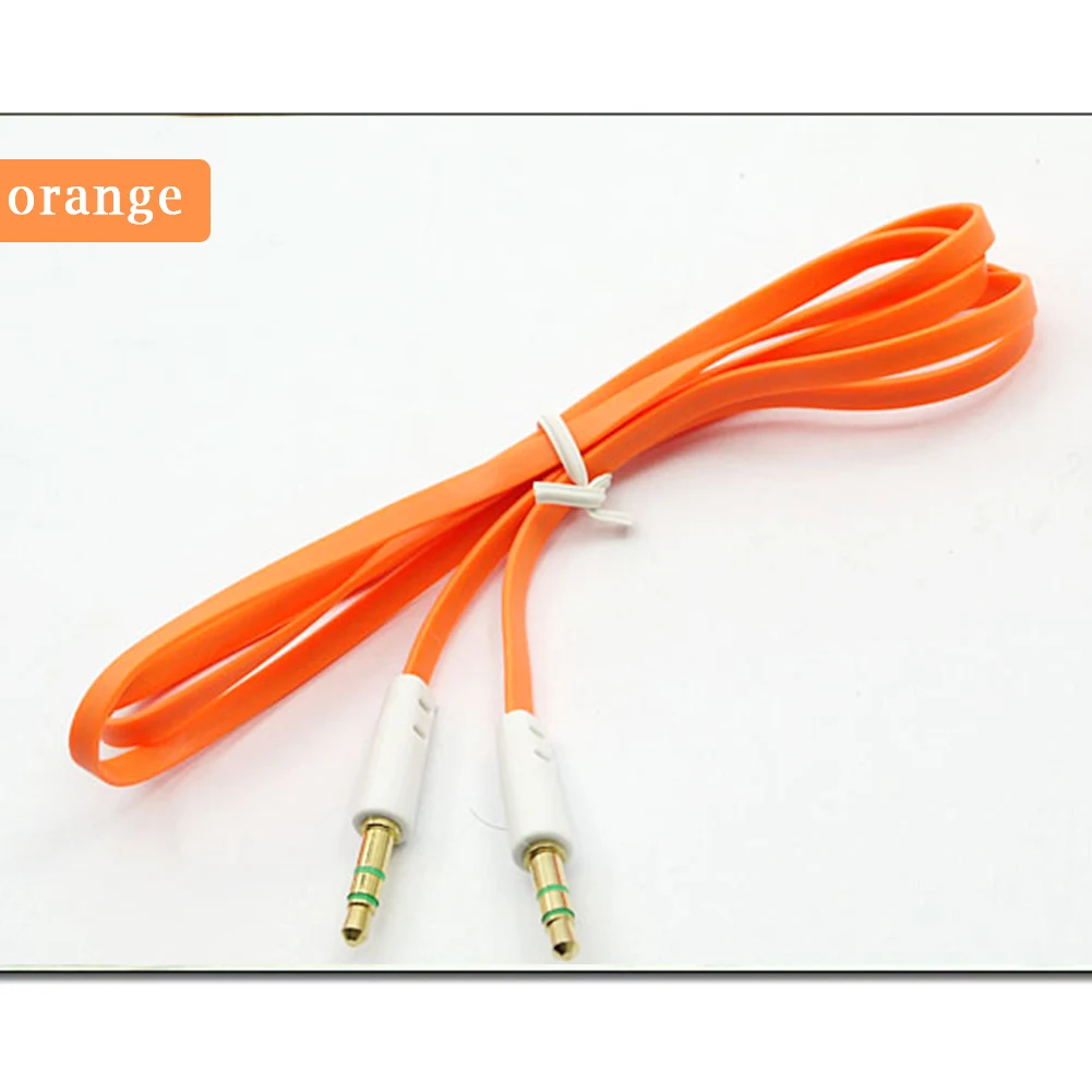 Digital Cables 3.5mm colorful flat type 1m for AUX audio cable male to male 100% brand new and super practical
Digital Cables 3.5mm colorful flat type 1m for AUX audio cable male to male 100% brand new and super practical