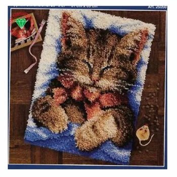 Needlework Latch hook rug kits Cat Picture Carpet embroidery Patchwork Crochet hook sets for embroidery stitch thread cushion
Needlework Latch hook rug kits Cat Picture Carpet embroidery Patchwork Crochet hook sets for embroidery stitch thread cushion