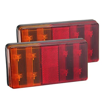 1 Pair 8 LEDs Car Rear Tail Lights Stop Brake Lamp for 12V Truck Trailer Automobiles Warning Taillight
1 Pair 8 LEDs Car Rear Tail Lights Stop Brake Lamp for 12V Truck Trailer Automobiles Warning Taillight