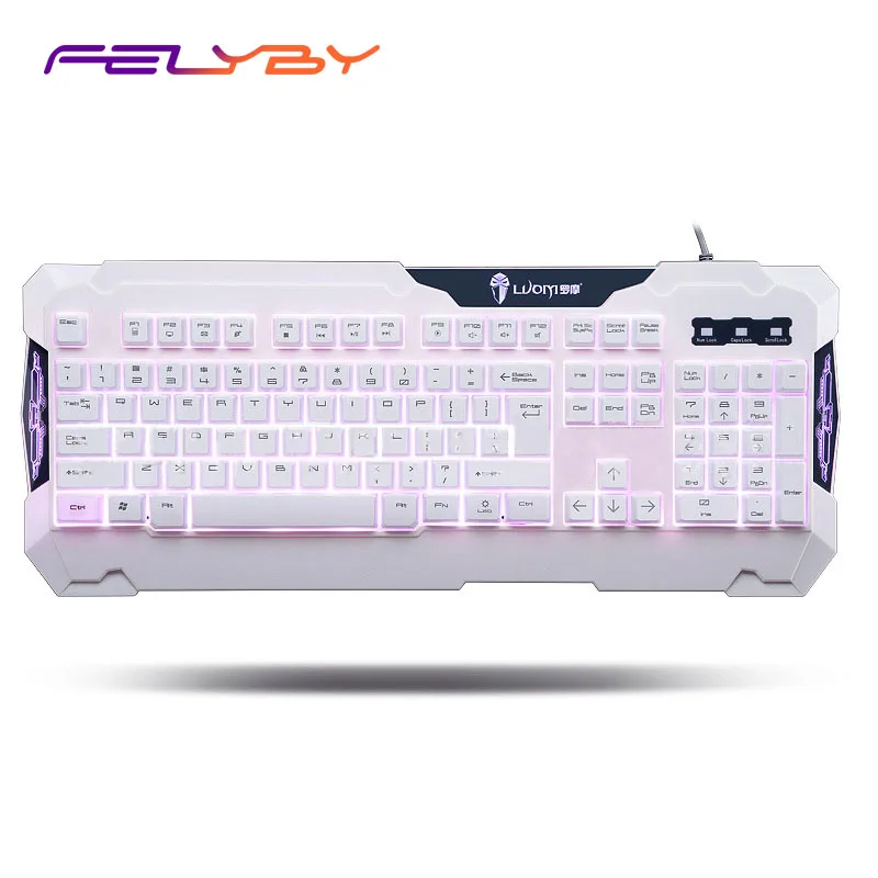FELYBY wired USB OEM mechanical keyboard tri-color backlit gaming keyboard with waterproof function for PC and laptop users
FELYBY wired USB OEM mechanical keyboard tri-color backlit gaming keyboard with waterproof function for PC and laptop users